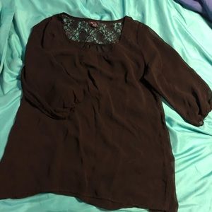 EUC Black Blouse Sz XL